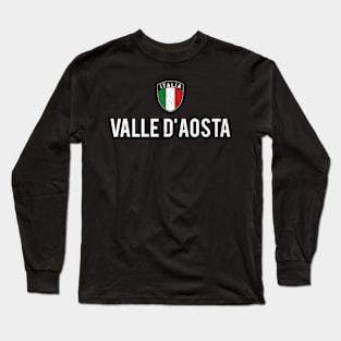 Valle D'Aosta Pride Valdostan Roots Valdostano Heritage Long Sleeve T-Shirt